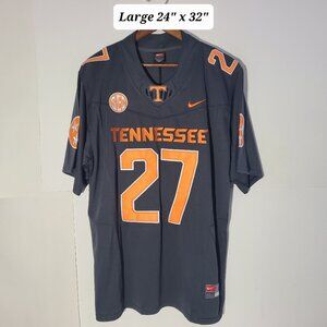 Nike Team Tennessee Vols Pearce Jr #27 Gray Embroidered Large Jersey EUC